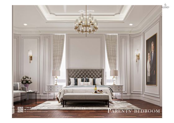                    Resort Villa Apartment House Furniture Collection with Solid Wood             