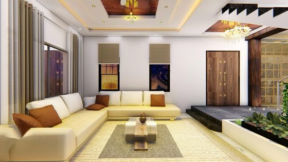 Solid Wood Frame Studio Apartment Furniture 5mm Glass Small Apartment Desk