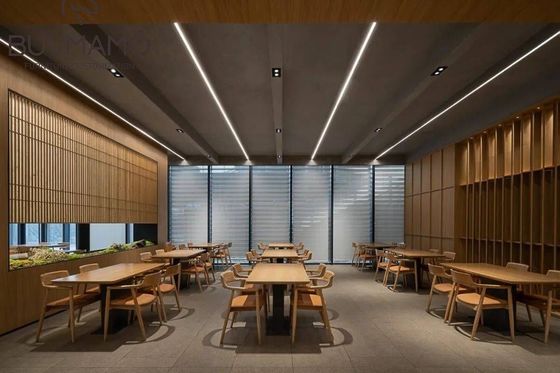 Customized Hotel Restaurant Furniture Modern Wood Fabric Dining Chairs