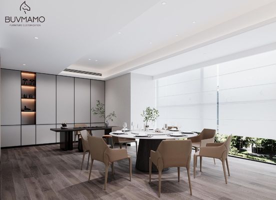 Modern White Apartment Furniture Solid Wood Wardrobe With Bed