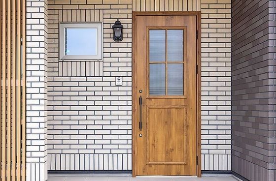 Apartment Door Furniture Modern Steel Entry Doors With Glass Waterproof