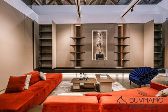 OEM/ODM CUSTOM FURNITURE MODERN L SHAPED VELVET FABRIC UPHOLSTERED LONG COUCH MODULAR SECTIONAL SOFA FOR LIVING ROOM