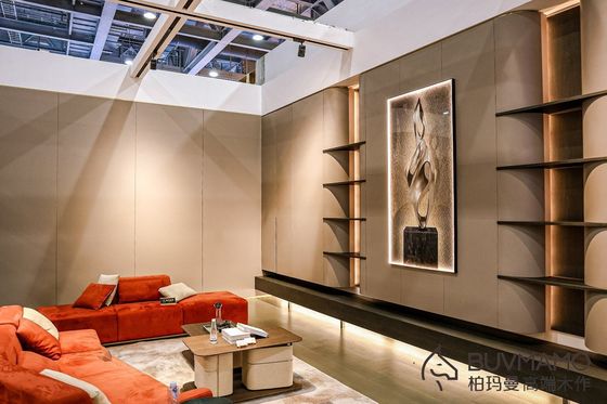                    Modern L Shaped Velvet Fabric Upholstered Long Couch Modular Sectional Sofa for Living Room             