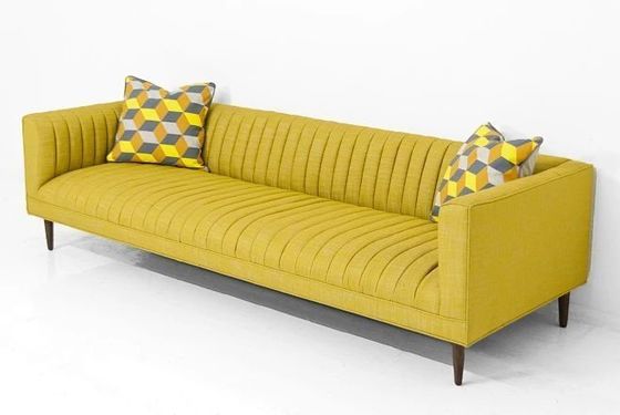                    Elegant Velvet Sectional Sofa for Modern Apartments and Hotels             