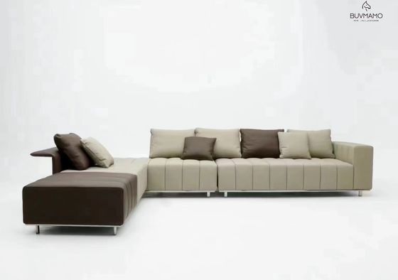 ELEGANT CUSTOM SECTIONAL SOFA SET, SOLID WOOD FRAME, CUSTOM SIZE & FABRIC OPTIONS, OEM ODM MADE IN CHINA FOR HOTEL VILLA RESORT LUXURY LIVING