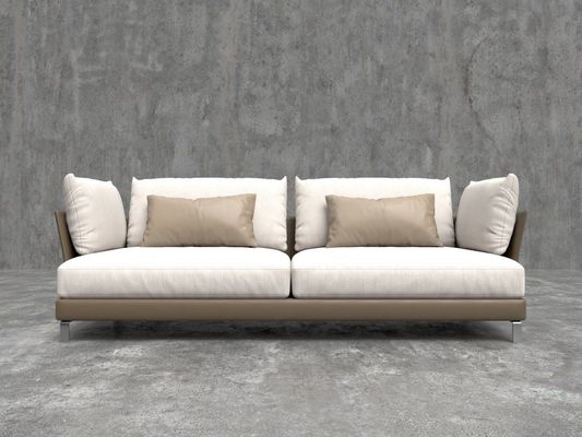                    Chic Modern Velvet Upholstered Sofa Set for Hotel/Villa/Resort/Apartment             