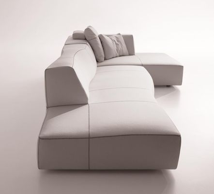 OEM/ODM CUSTOMIZED ELEGANT HOTEL STYLE VELVET SECTIONAL COUCH FURNITURE COLLECTION SETS MODERN L SHAPED VELVET FABRIC UPHOLSTERED LONG COUCH MODULAR SECTIONAL SOFA FOR LIVING ROOM