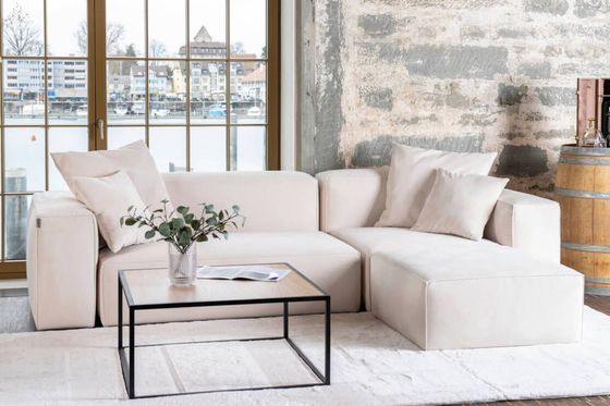 LUXURIOUS PLUSH VELVET SECTIONAL SOFA | SOLID WOOD FRAME WITH 1-YEAR WARRANTY, CUSTOM SIZE & FABRIC & MATERIAL, OEM ODM MADE IN CHINA FOR MODERN LIVING ROOM, HOTEL & VILLA