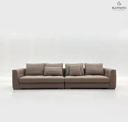 OEM/ODM CUSTOMIZED MODERN LONG COUCH FURNITURE COLLECTION SETS WITH SOLID WOOD FRAME ELEVATE YOUR LIVING SPACE WITH OUR MODERN L-SHAPED VELVET FABRIC UPHOLSTERED LONG COUCH MODULAR SECTIONAL SOFA