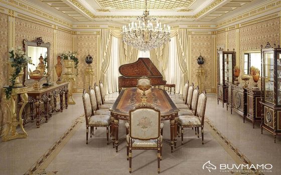 OEM/ODM CUSTOMIZED BIG LUXURY LIVING ROOM, ELEGANT COLLECTION WITH SOLID WOOD FOR VILLA FURNITURE CUSTOMIZED BEDROOM FURNITURE CRAFTING BESPOKE APARTMENT