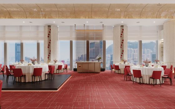 Luxurious Hotel Furniture Bespoke Layout High End Hotel Lobby Furniture 1020mm Chair