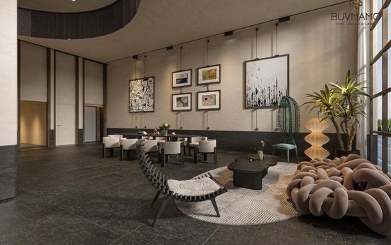 Luxurious Hotel Furniture Bespoke Layout High End Hotel Lobby Furniture 1020mm Chair