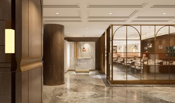 Elegant Luxurious  Hotel Furniture Living Spaces Solid Wood Frame Furniture