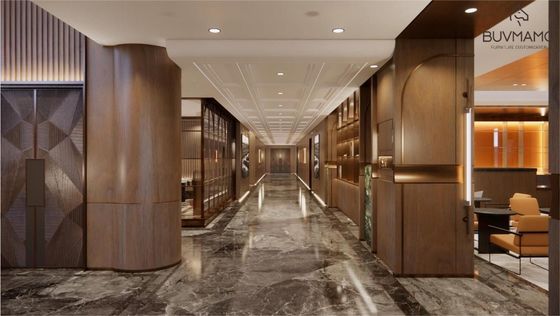 Elegant Luxurious  Hotel Furniture Living Spaces Solid Wood Frame Furniture