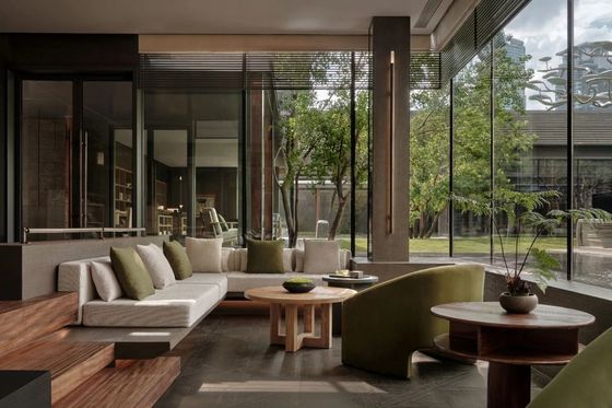 ISO14001 Villa Collection Furniture Hotel Home Modular Corner Sofa