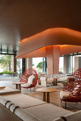 High Temperature Resist Villa Furniture Creative Restaurant MDF  Bench Seating