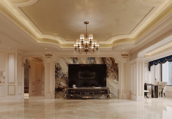 Electroplating White Oak Villa Furniture Villa Sleeper Sofa 1600 X 500mm