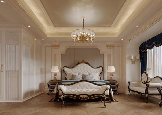 OEM/ODM Customized Modern Elegant Living Room Furniture Options with Solid Wood for Villa