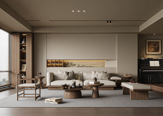 OEM/ODM CUSTOMIZED LIVING ROOM FURNITURE COLLECTION SOLUTION SETS WITH SOLID WOOD FOR VILLA