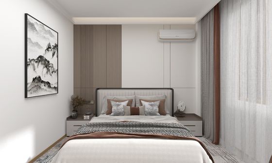 Laminate Lacquer Apartment Furniture Sets HDF Small Apt Furniture