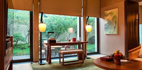 OEM/ODM CUSTOMIZED CHINA MANUFACTURE BEST PRICE SOLID WOOD FRAME FURNITURE COLLECTION SETS FOR APARTMENTS HOTEL PROJECT APARTMENT DINING SET BEECH WALNUT APARTMENT