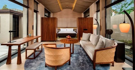 OEM/ODM CUSTOMIZED CHINA MANUFACTURE BEST PRICE SOLID WOOD FRAME FURNITURE COLLECTION SETS FOR APARTMENTS HOTEL PROJECT APARTMENT DINING SET BEECH WALNUT APARTMENT