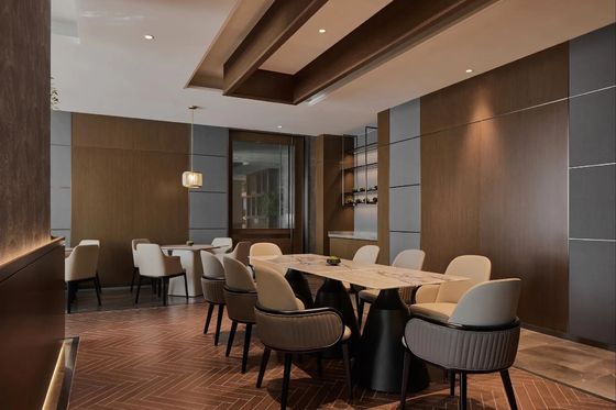 Luxury Marble Dining Table Set 4 & 6 Chair Modern Style Solid Wood Frame