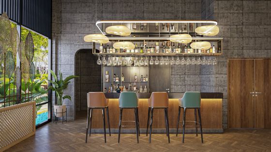 Custom Solid Wood Frame Furniture Lavish Retreats Commercial Club Furniture