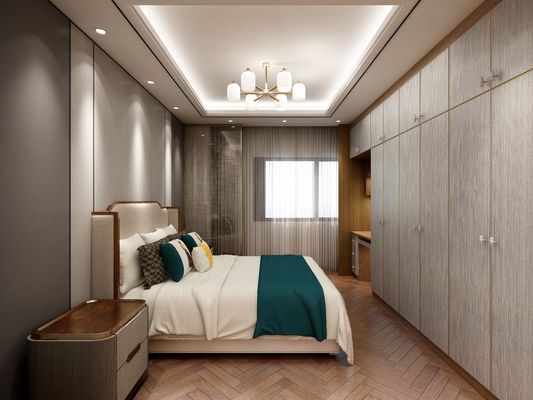 Customization Wardrobe Cloakroom Bedroom  White Wall Unit Closet For Bedroom