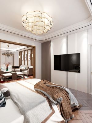 Customization Wardrobe Cloakroom Bedroom  White Wall Unit Closet For Bedroom