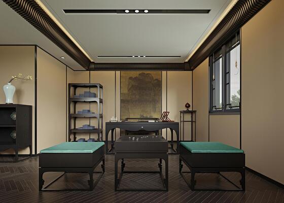 CUSTOM LUXURY NEW CHINESE STYLE SOLID WOOD FURNITURE SET | DURABLE MATTE FINISH, BESPOKE BED, DESK, SOFA & DINING SET FOR HOTEL, CLUBHOUSE & RESIDENTIAL PROJECTS