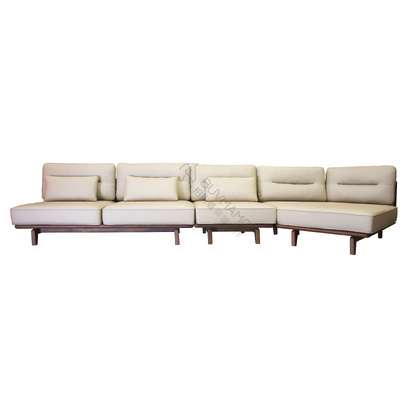 OEM/ODM COMMERCIAL GRADE WALNUT LIVING ROOM FURNITURE | CUSTOM MODULAR SOFA, ACCENT CHAIR & LUXURY NIGHTSTANDS WITH SOLID WOOD FOR HOTELS