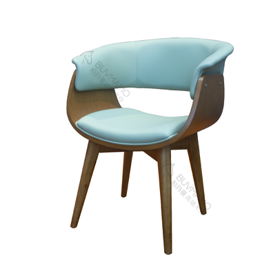 OEM/ODM CUSTOMIZED WALNUT WOOD LIVING ROOM FURNITURE - 2 NESTING COFFEE TABLES, 1 SADDLE NIGHTSTAND, 2 UPHOLSTERED CHAIRS WITH SOLID WOOD IN CHINA