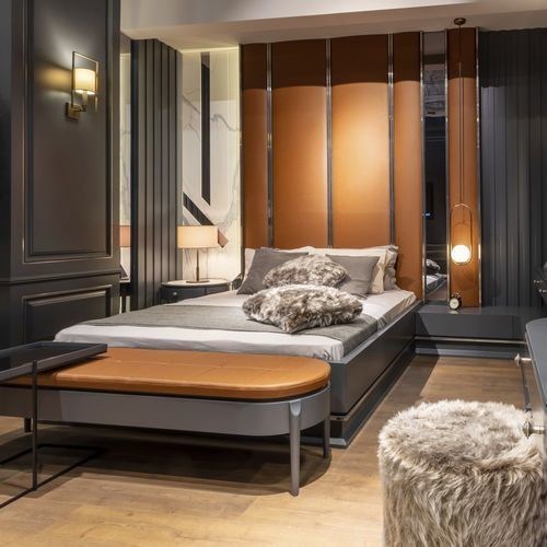                    Luxury Customized Hotel Room Furniture Complete Bedroom Set             