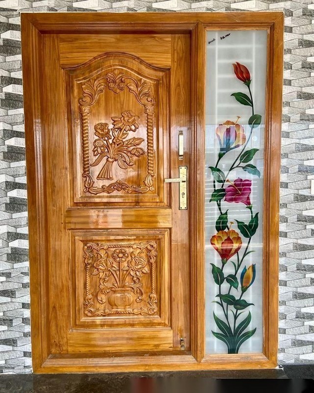                   China Manufacture Customized Solid Wood Frame Door for Hotel Furniture             