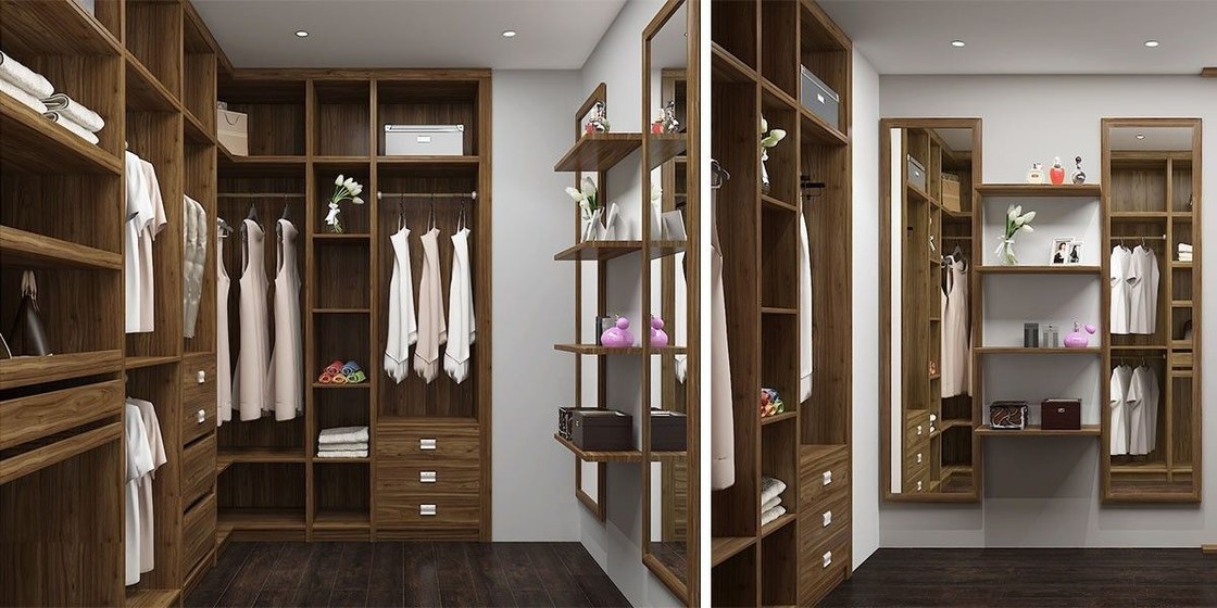                    OEM/ODM Customized China Manufacture Solid Wood Frame Wardrobe for Cozy Villa Furniture             