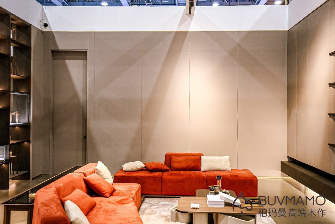                    Modern L Shaped Velvet Fabric Upholstered Long Couch Modular Sectional Sofa for Living Room             