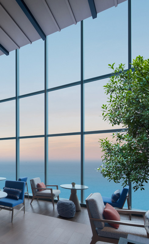 HDF Teak Wood Bespoke Hotel Furniture Black Walnut Custom Hotel Lobby Seating