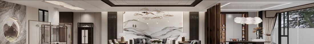 OEM/ODM CUSTOM FURNITURE MANUFACTURE MODERN CHINESE ZEN LIVING ROOM FURNITURE SET BY DINGHAO BESPOKE FURNITURE WITHIN SOLID WOOD