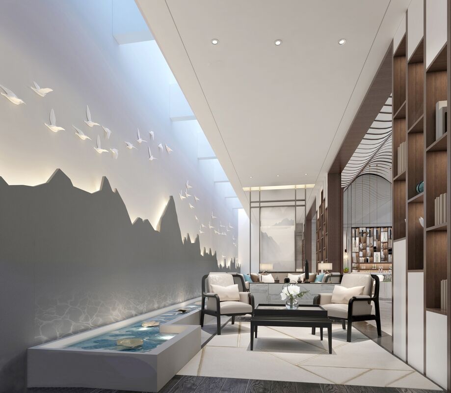 OEM/ODM CUSTOM MANUFACTURE LUXURY COMMERCIAL LOBBY FURNITURE PACKAGE | CUSTOMIZABLE SEATING & RECEPTION DESK FOR HOSPITALITY WITH SOLID WOOD