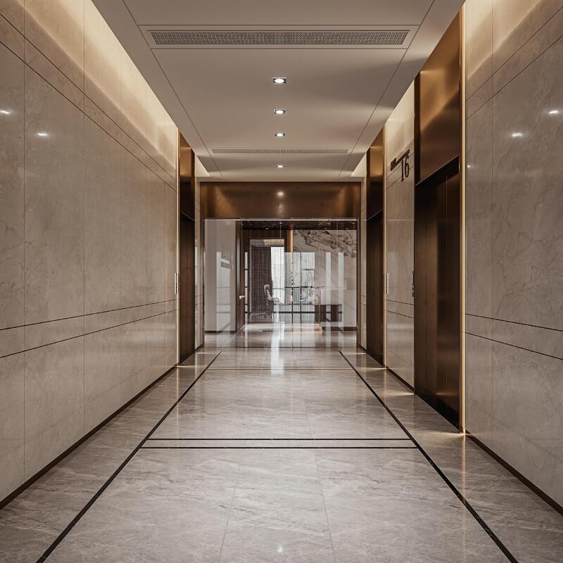 CUSTOM COMMERCIAL PUBLIC AREA FURNITURE INCLUDING ELEVATOR LOBBIES, CORRIDORS AND WASHROOMS. CRAFTED WITH DURABLE MATERIALS AND FINE DETAILS TO CREATE A PREMIUM CORPORATE IMAGE.