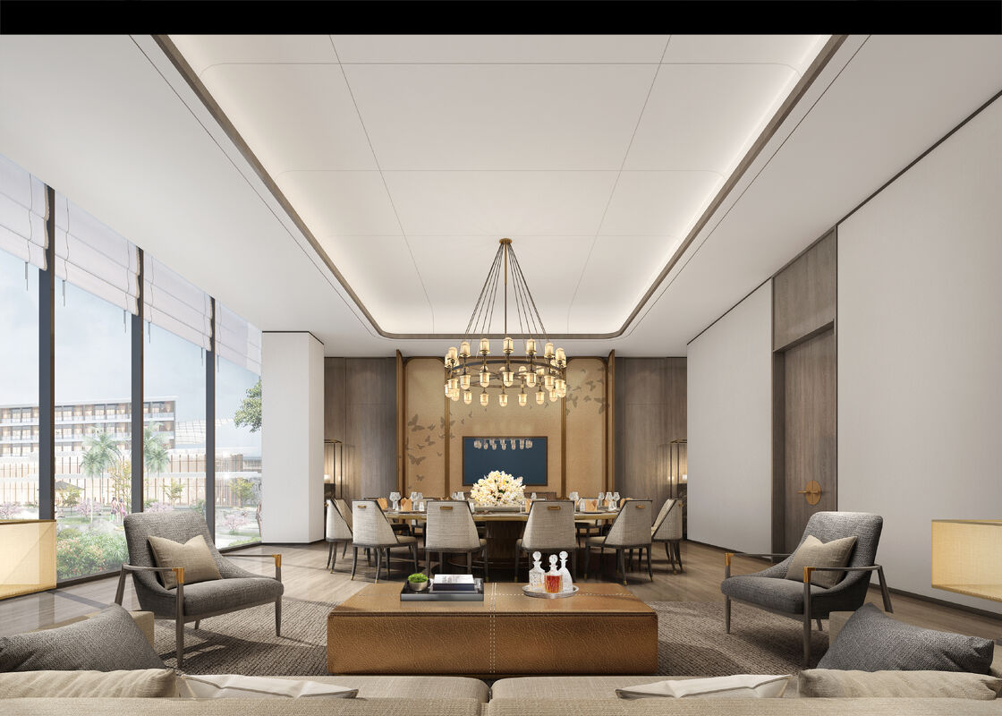                    Resort Villa Apartment House Furniture Collection with Solid Wood             