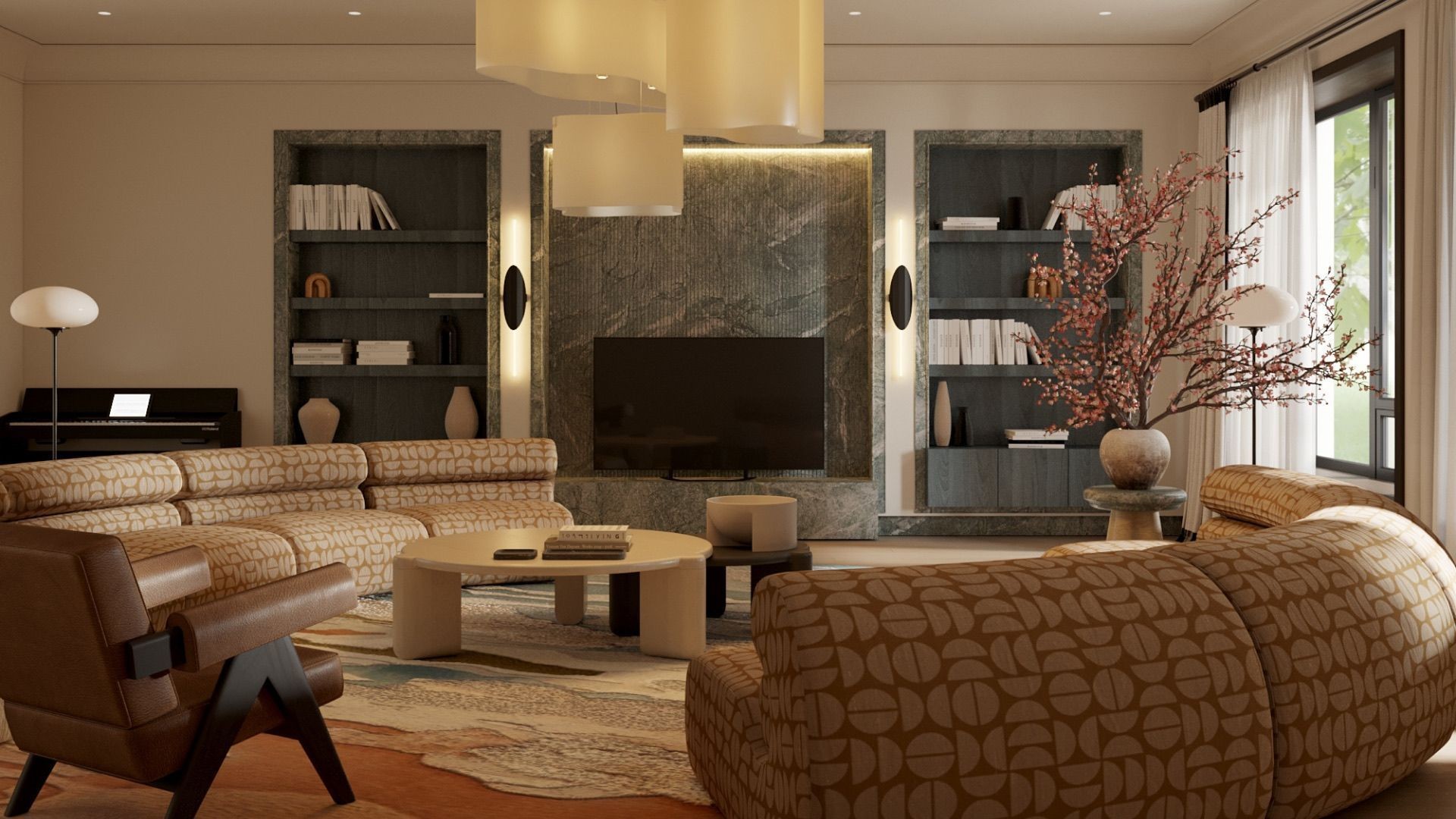 Modern Elegant Villa Furniture Living Room Chairs OEM ODM Customized