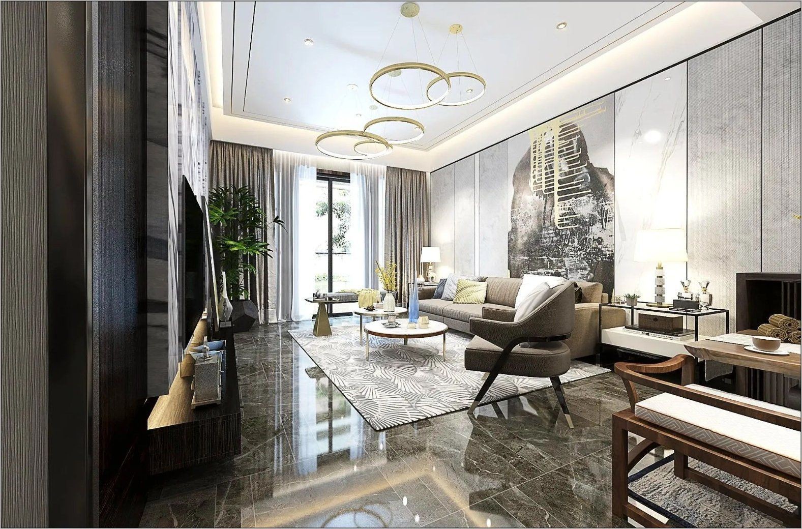 OEM/ODM Customized Stylish Solid Wood Living Room Furniture With Solid Wood Frame Collection Sets For Hotels And Apartments