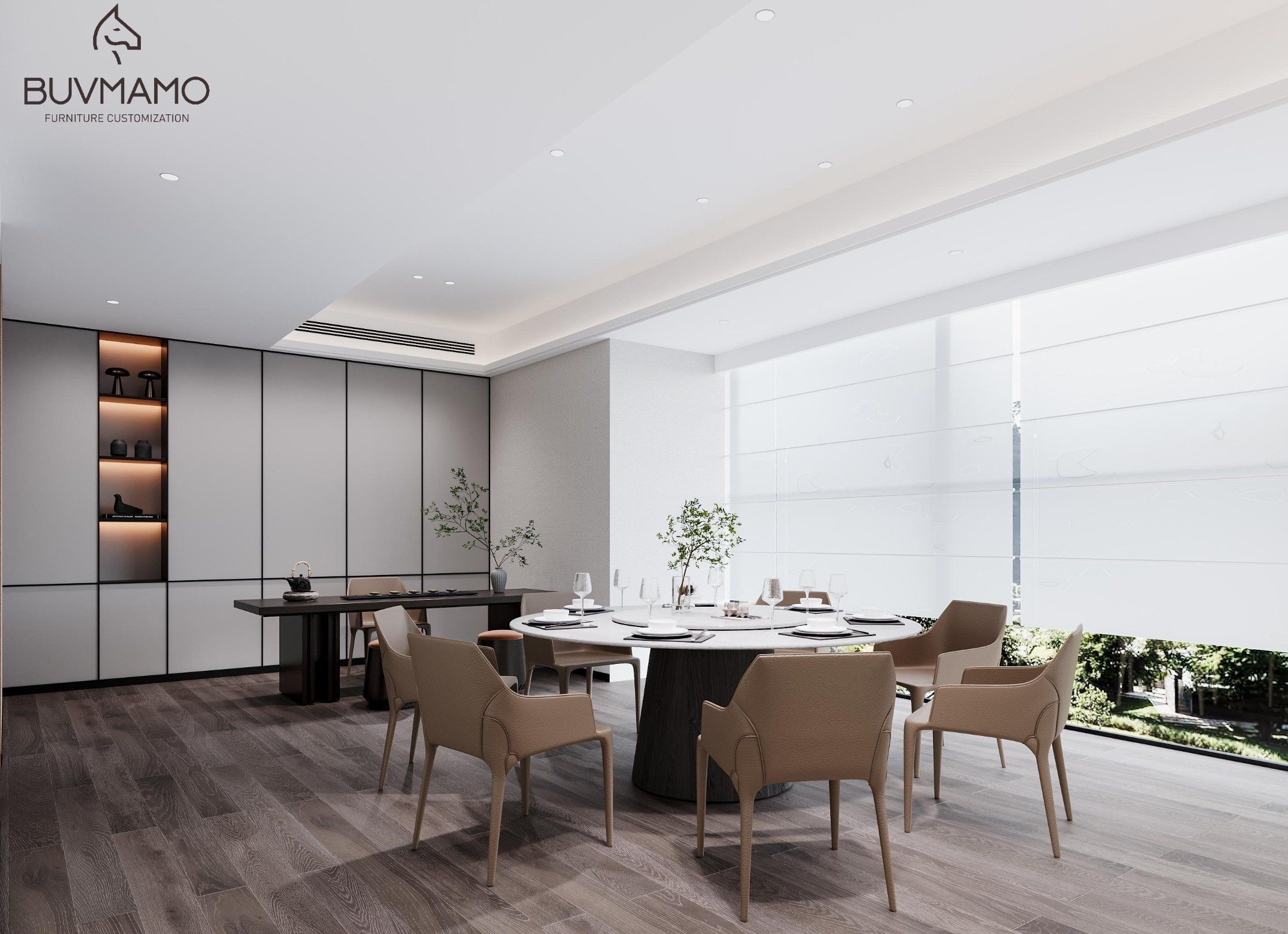 OEM/ODM Custom Quality Apartment Furniture with Bedroom Set with Storage Bed and Wardrobe Luxury Design