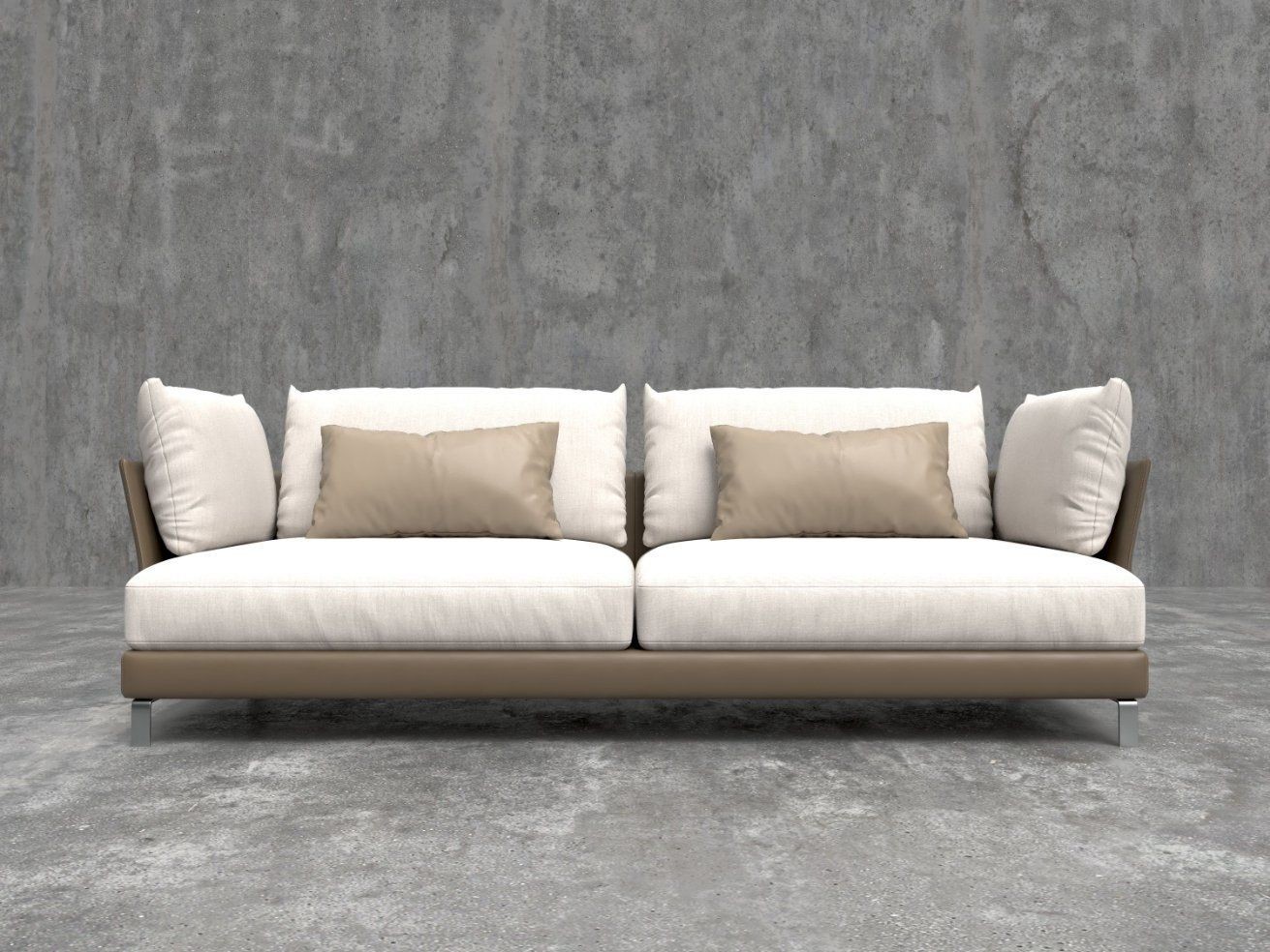                    Chic Modern Velvet Upholstered Sofa Set for Hotel/Villa/Resort/Apartment             