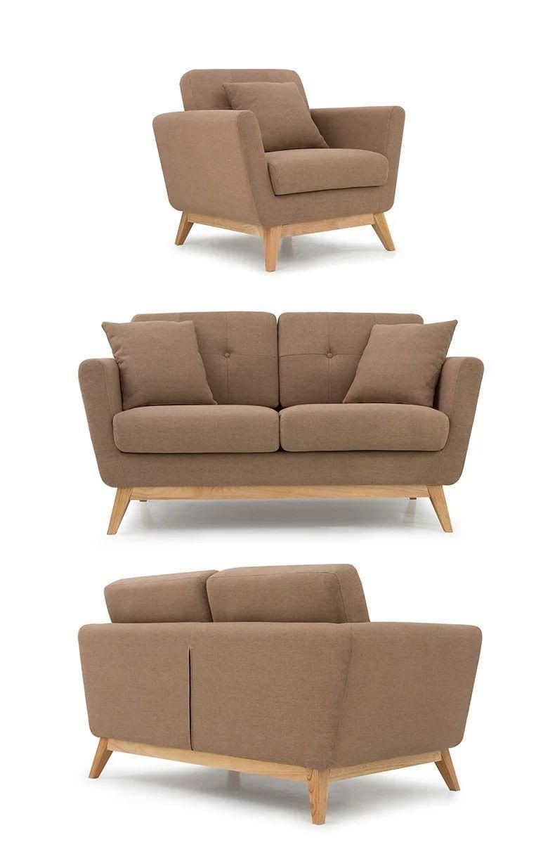                    Chic Modern Velvet Upholstered Sofa Set for Hotel/Villa/Resort/Apartment             
