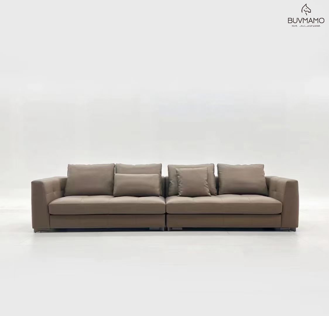 OEM/ODM CUSTOMIZED MODERN LONG COUCH FURNITURE COLLECTION SETS WITH SOLID WOOD FRAME ELEVATE YOUR LIVING SPACE WITH OUR MODERN L-SHAPED VELVET FABRIC UPHOLSTERED LONG COUCH MODULAR SECTIONAL SOFA