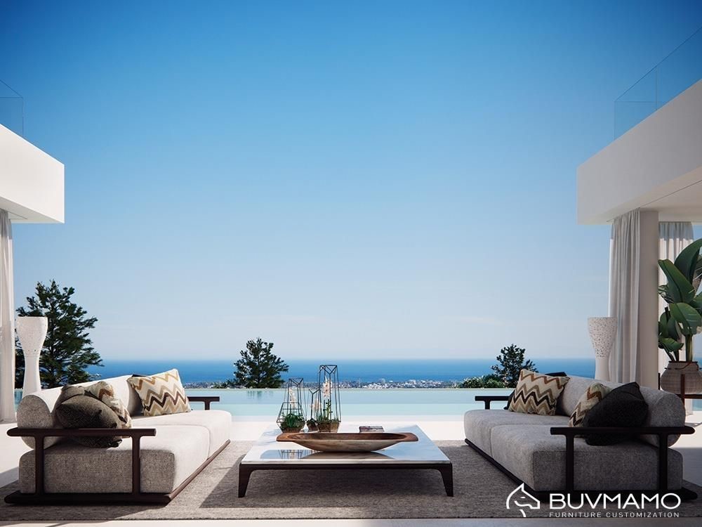 OEM/ODM CUSTOM MODERN HOTEL ROOM FURNITURE MDF WITH MELAMINE FINISH BY DINGHAO FURNITURE & BUVMAMO