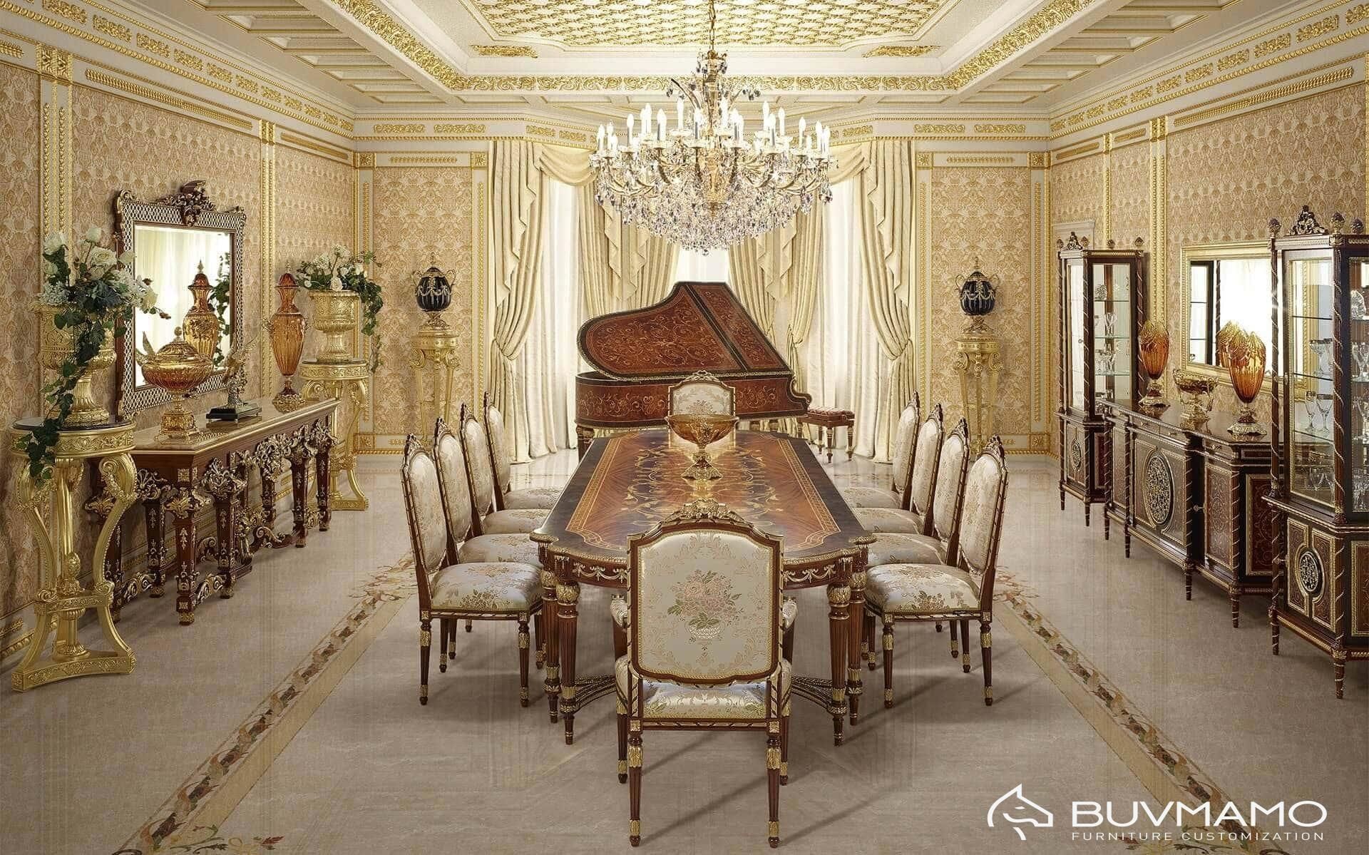 OEM/ODM CUSTOMIZED BIG LUXURY LIVING ROOM, ELEGANT COLLECTION WITH SOLID WOOD FOR VILLA FURNITURE CUSTOMIZED BEDROOM FURNITURE CRAFTING BESPOKE APARTMENT